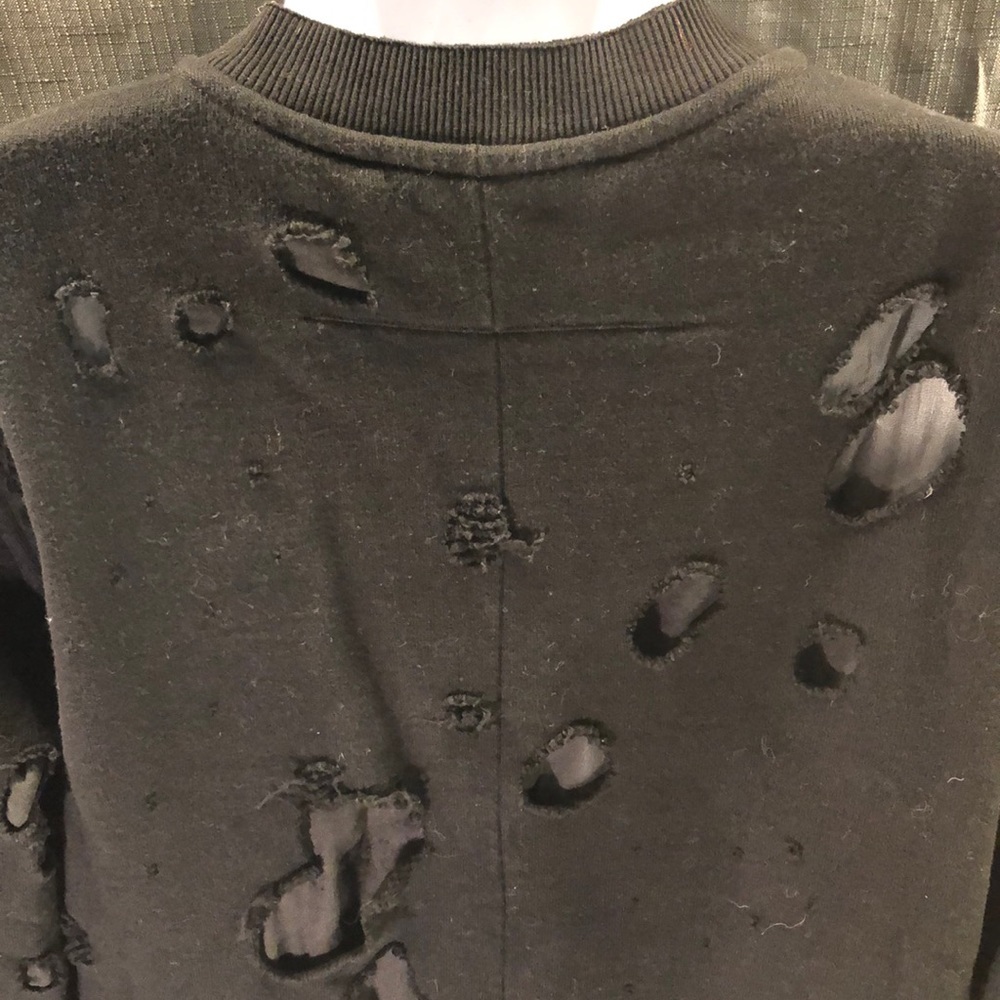 Givenchy Distressed, Destructed Sweatshirt - image 6